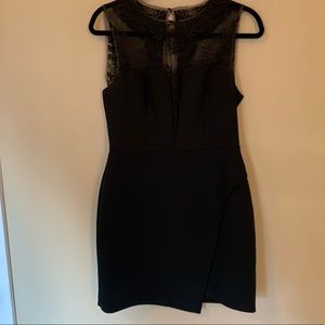 Black BCBG Classy Midi Dress